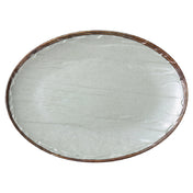 Yanco YO-2009 Yoto Plate 9"L X 6-3/4"W X 3/4"H Oval