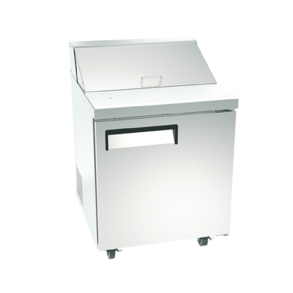 Hubert 207546 - Kratos Refrigerated Sandwich / Salad Prep Table, 27.5"W, 5.7 Cu.ft. Interior Capacity