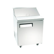 Hubert 207546 - Kratos Refrigerated Sandwich / Salad Prep Table, 27.5"W, 5.7 Cu.ft. Interior Capacity