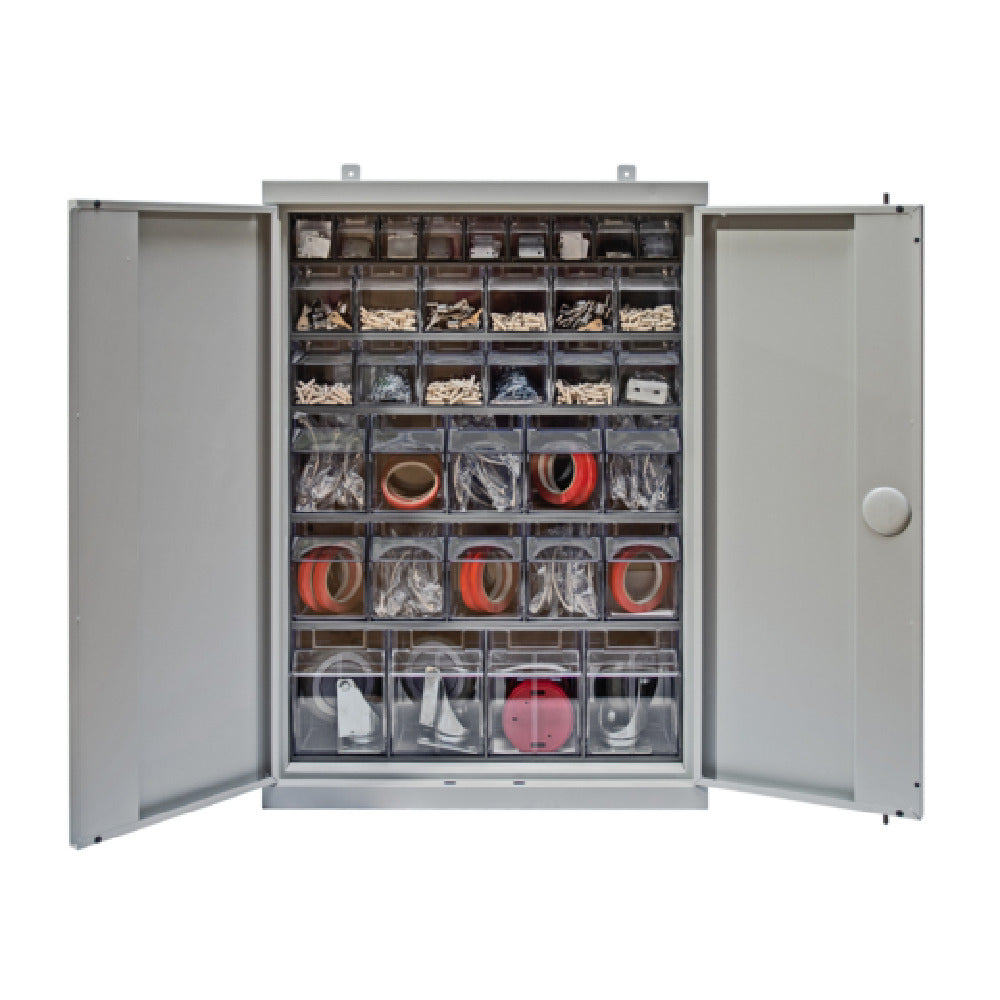 Quantum QSC-QTB36-35 Tip Out Bin Cabinet 26-1/4"W X 10"D X 36-1/2"H Flush Door Model