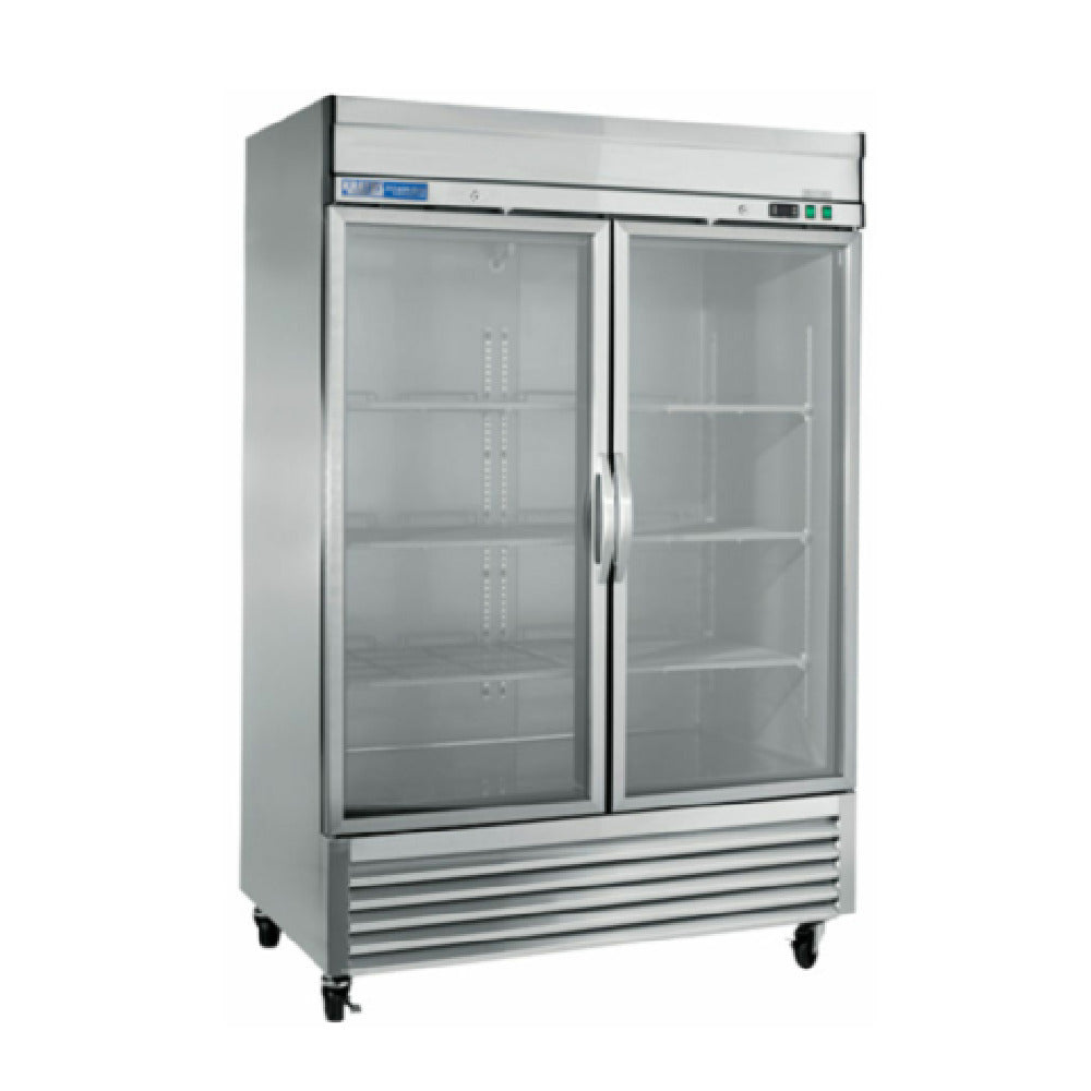 Hubert 69K-761 - Kratos® Reach-in Glass Door Refrigerator, 49 Cu. Ft., 54"W