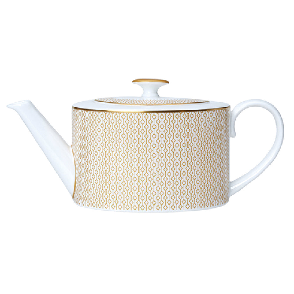 Steelite 82115AND0337 Oval Teapot 19.375 Oz 9.25" X 3.75" X 3.5"