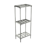 Winholt BKR-302076 Beer Keg Rack All Welded Heavy Duty Aluminum Construction E-channel