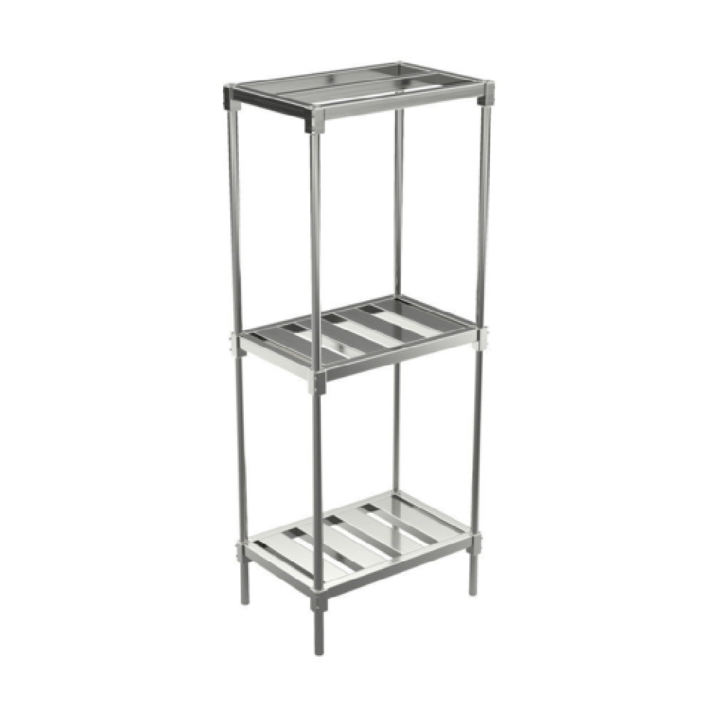 Winholt BKR-302076 - Beer Keg Rack, All Welded Heavy Duty Aluminum Construction, E-channel