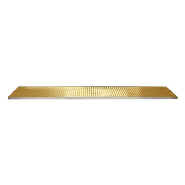 Micro Matic DP-120DSSPVD-51-P Surface Mount Drip Tray 51"W X 5"D X 3/4"H With 3-1/2" Drain Nipple