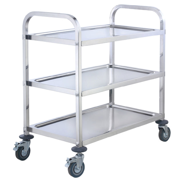 Winco SUC-40 Trolley 3-tier 33" X 17" X 35"H With Wheels