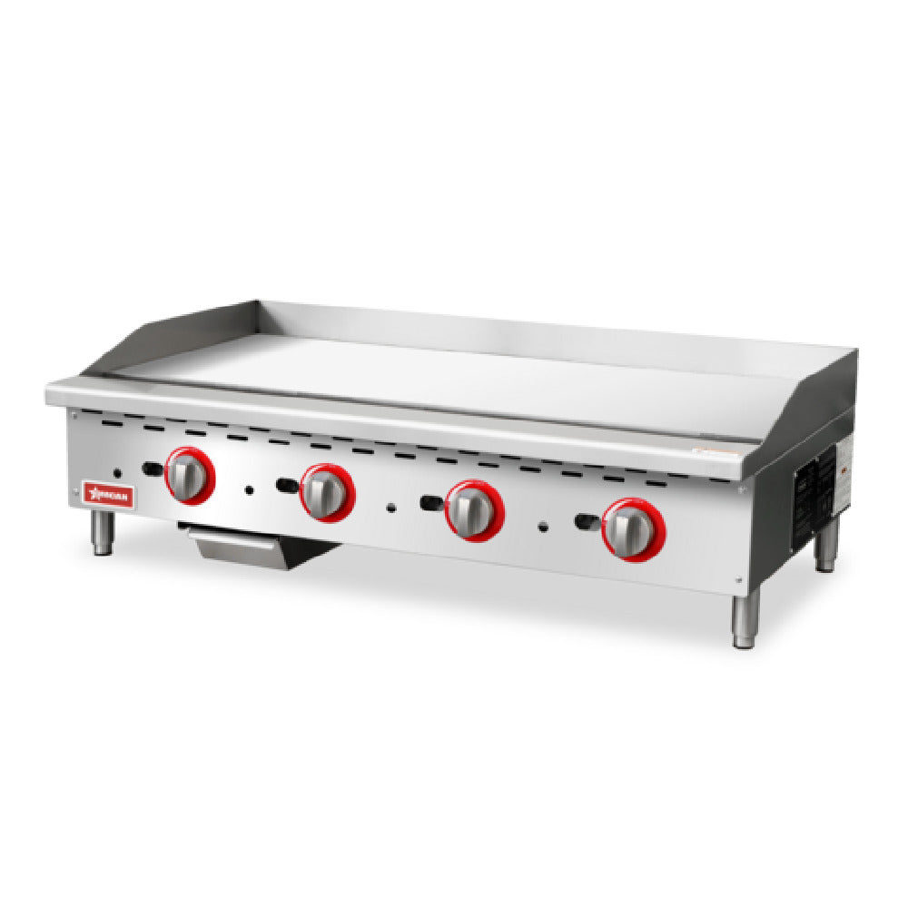 Omcan 47373 (CE-CN-G48-TP) 48" Griddle Countertop Natural Gas