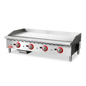 Omcan 47373 (CE-CN-G48-TP) 48" Griddle Countertop Natural Gas