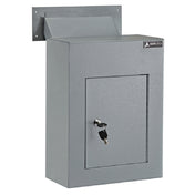 Alpine Industries ADI631-10-GRY Through The Wall Drop Box With Adjustable Chute Mail Receptacle