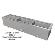 Duke ASI-3ESL_240/60/1 Slimline Hot Food Unit Slide-in Electric