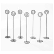 American Metalcraft NSC40 Number Stand 2" Dia. X 10"H Set Of 10: Numbers 31-40