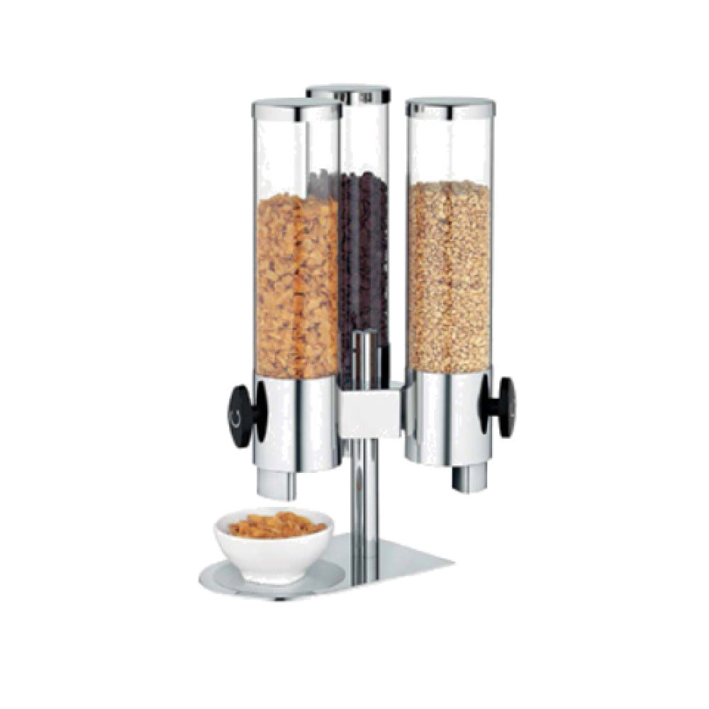 BauscherHepp 57.0122.6040 Cereal Dispenser Triple Dispensers 369-3/5 Oz. (123.2 Oz. Each Dispenser)