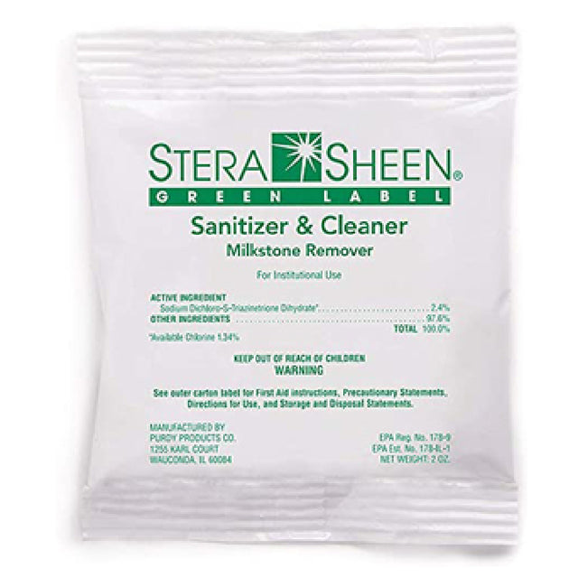 Alfa SANITIZER PACKETS Stera Sheen Green Label Sanitizer Packets