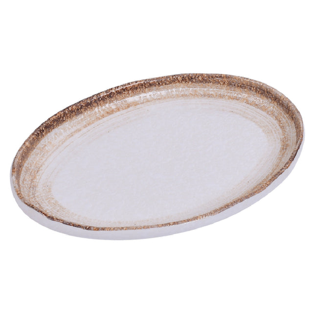Yanco RO-2308 Rockeye-2 Platter 8"L X 5-1/2”W X 3/4"H Oval