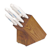 Dexter Russell HSG-3 SofGrip™ (21008) Knife Block Set 7 Piece Includes: 10" Diamond Knife Sharpener