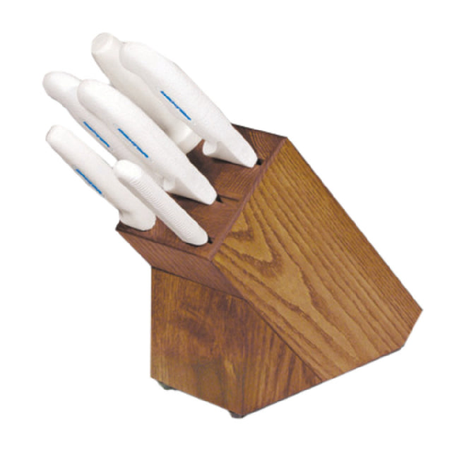 Dexter 21008 SofGrip™ (HSG-3) Knife Block Set 7 Piece Includes: 10" Diamond Knife Sharpener