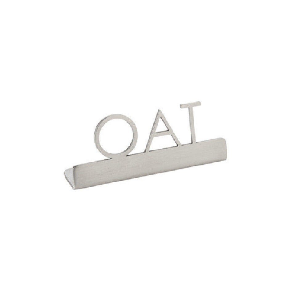 American Metalcraft SSO3 Sign Oat 1-1/4"H