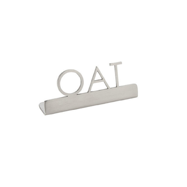 American Metalcraft SSO3 Sign Oat 1-1/4"H