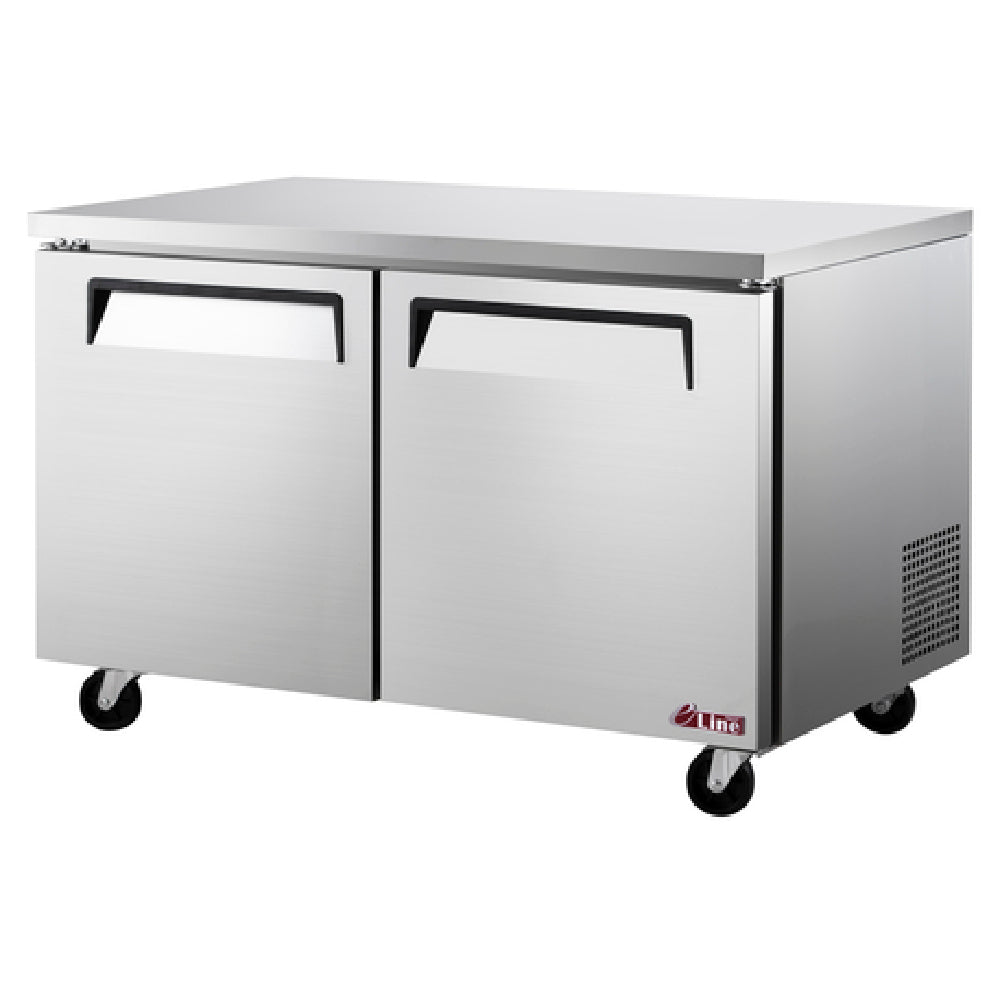 Turbo Air EUF-60-N-V E-line Undercounter Freezer Two Section 60-1/4"W X 30"D X 30"H