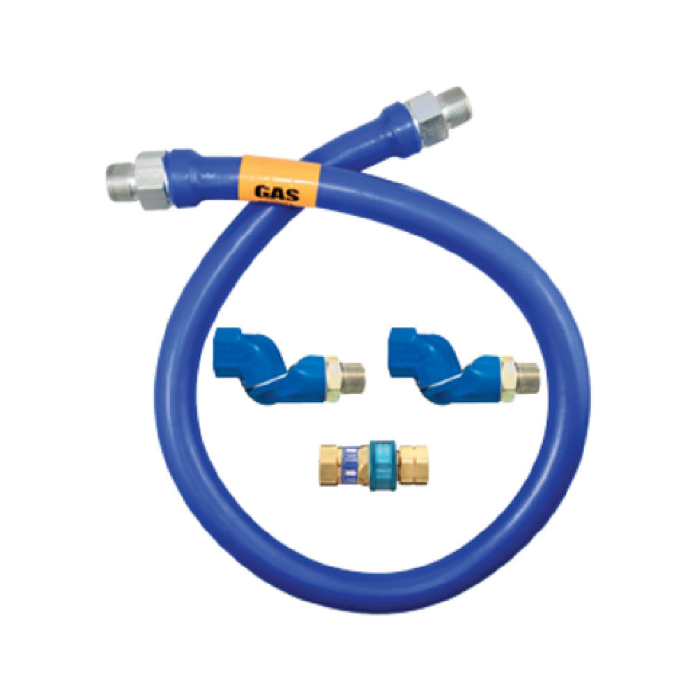 Dormont 1650BPQ2S48 Dormont Blue Hose™ Moveable Gas Connector Hose Assembly 1/2" Inside Dia.