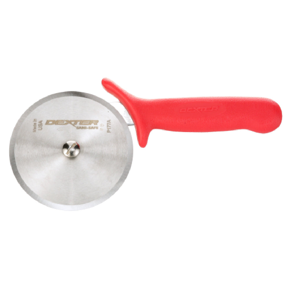 AllPoints 85080 4 In Red Pizza Cutter Sani Safe High Carb Stl