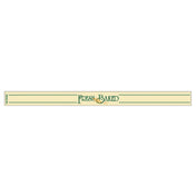 Hubert 93392 - Band-It Food Label, "Fresh Baked", 13-3/4" X 1"