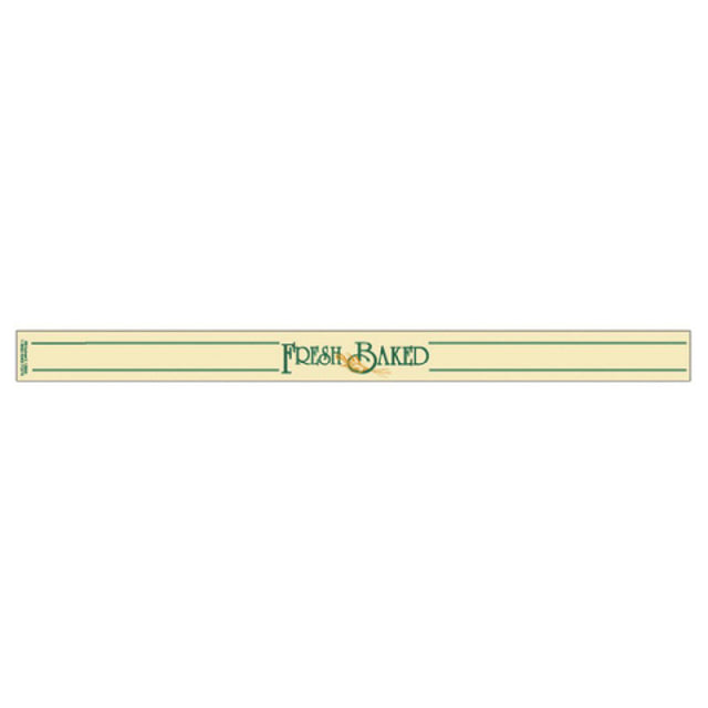 Hubert 93392 - Band-It Food Label, "Fresh Baked", 13-3/4" X 1"