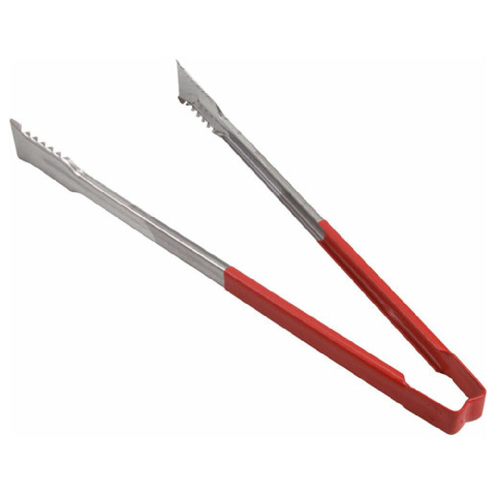 Vollrath/Idea-Medalie VOL4791640 Tong Red/ss 16in Flat Grip