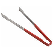 Vollrath/Idea-Medalie VOL4791640 Tong Red/ss 16in Flat Grip