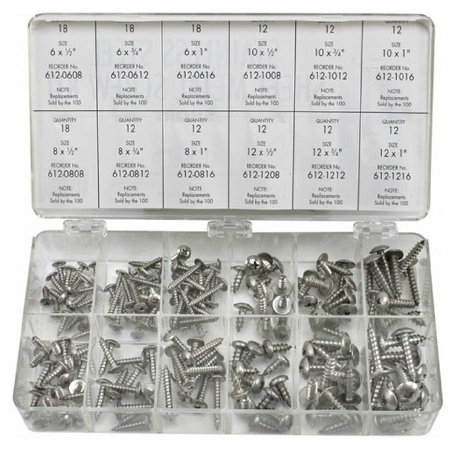 Private Label 851357 Kit Sheet Metal Screw Short