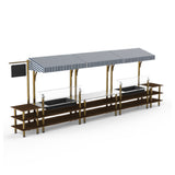 Steelite MGCMLA08WBWF Market Station Mixed Materials (minimum = Case Quantity 1 Per Case) (repack Item)