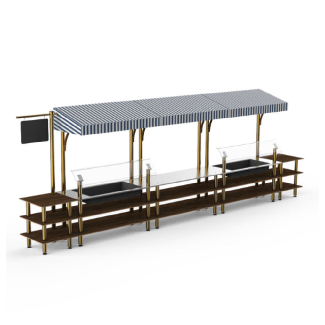 Steelite MGCMLA08WBWF Market Station Mixed Materials (minimum = Case Quantity 1 Per Case) (repack Item)