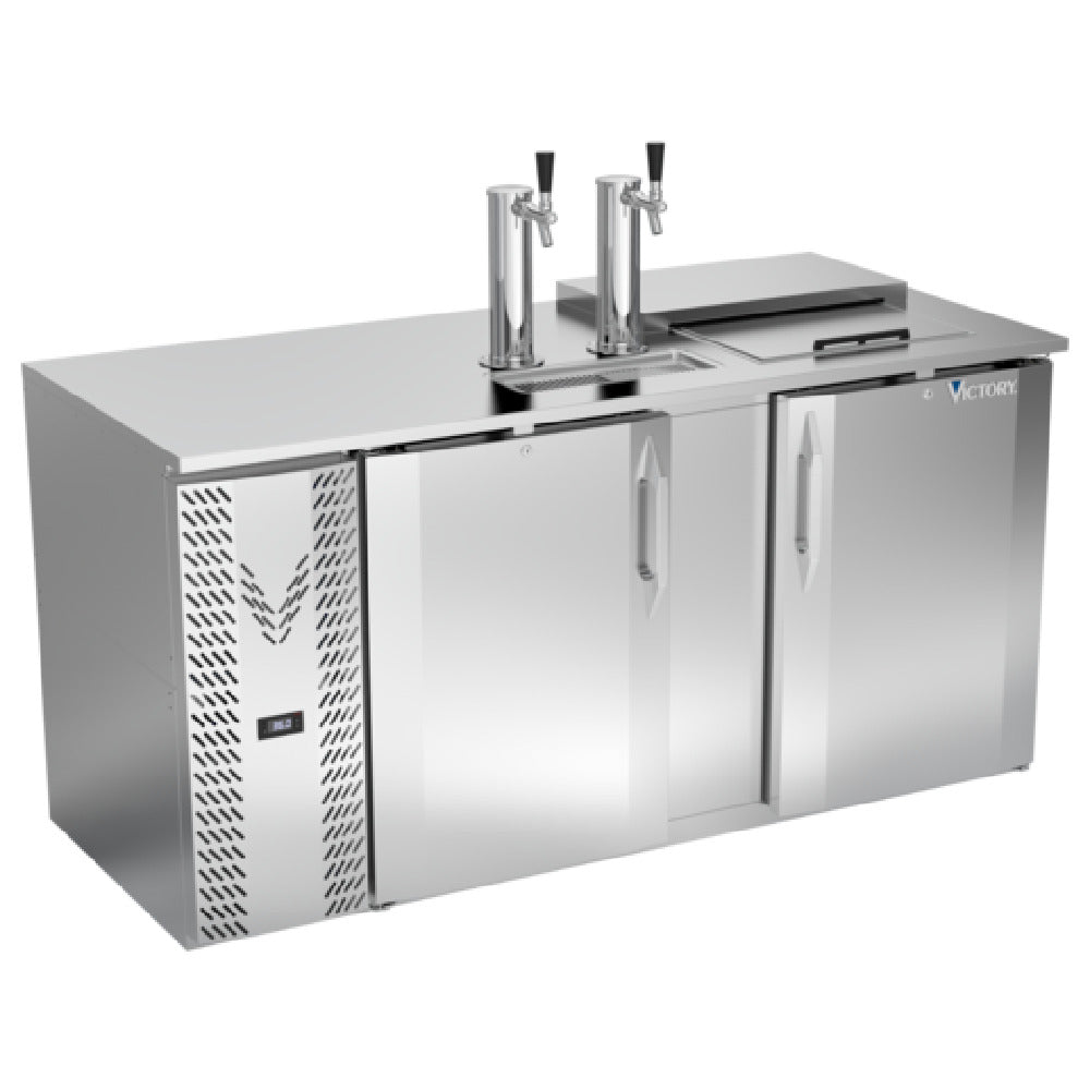 Victory VDD68HC-C-S - Direct Draw Dispenser, Club Top, 68"W X 30-1/8"D X 49-5/16"H
