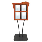 Hubert 42660 - Menu Board, 4-pocket, Floor Stand