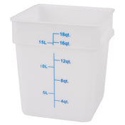 Stanton Trading PES-12 Food Storage Container Square 12 Qt.