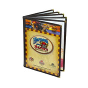 Menu Solutions SE370A Menu Jacket Holds 5-1/2" X 8-1/2" Insert Six Pocket Booklet With 12 Views (binding On All Panels)