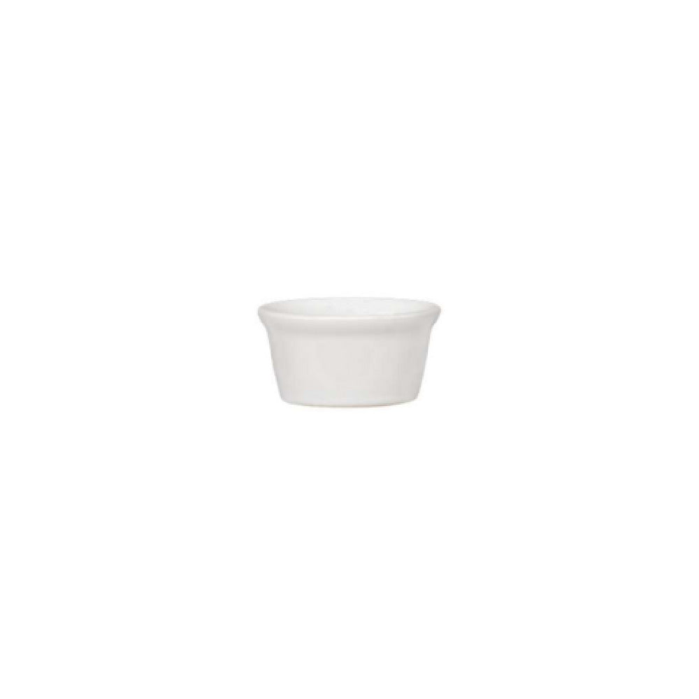 Arc Cardinal FP863 Santa Anita Glacial Butter Dish 3.0 Oz (D:3.375'') ['Stoneware']