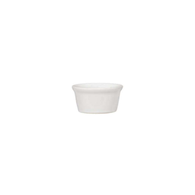 Arc Cardinal FP863 Santa Anita Glacial Butter Dish 3.0 Oz (D:3.375'') ['Stoneware']