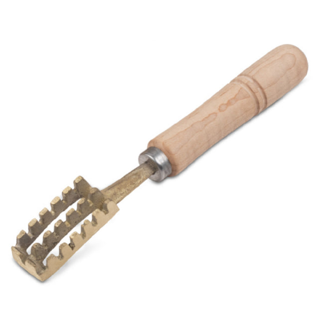 JB Prince UA124 Japanese-Style Fish Scaler (Urokitori) 8.75" Overall Length Steel And Wood