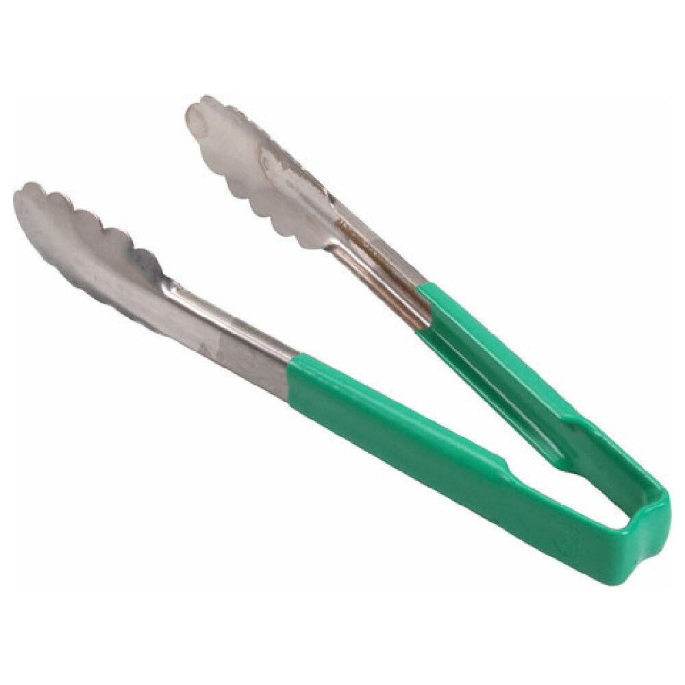 Edlund 31013 Tong Green/ss 9.5 In Scallop Grip