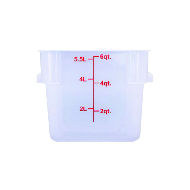 Hubert 83960 - CenPro® Food Storage Container, 8-7/8"W X 8-7/8"D X 7-1/2"H, Square