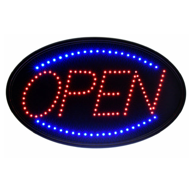 Alpine Industries ALP497-02 LED Open Sign 23"W X 14"H Wall Mount