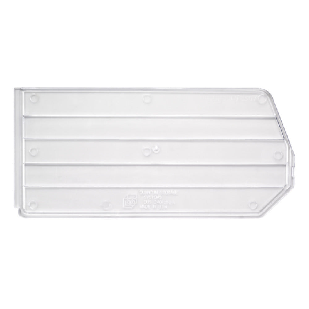 Quantum DUS240/250CL Bin Divider Clear For Bins QUS240 And QUS250 (pack Of 6)