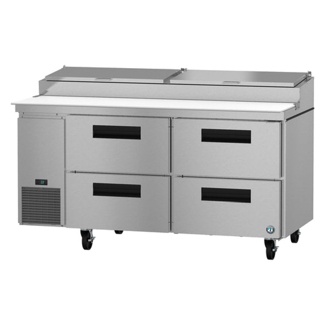 Hoshizaki PR67A-D4 Steelheart Series Pizza Prep Table Two-section 19.9 Cu. Ft.