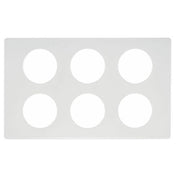 Hubert 82008 - Cold Tile, For Contemporary & Curveware Bain Maries, 6-compartment