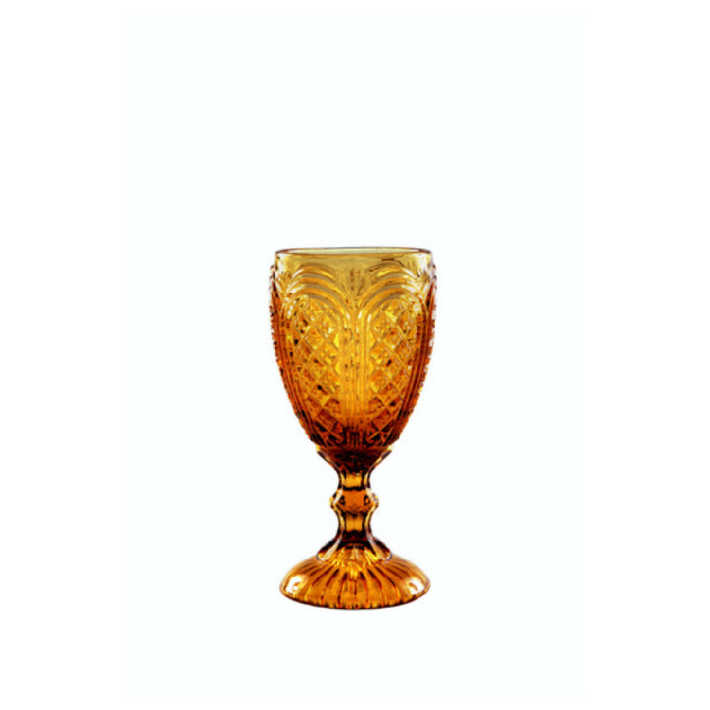 Fortessa RRPG.CARAMB.03 Carousel Goblet 11 Oz. Amber