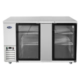 Atosa MBB69GGR Atosa Back Bar Cooler Two-section 68"W X 28-1/10"D X 40-1/8"H