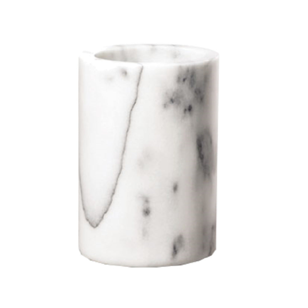 TableCraft Products 5488W - Cash & Carry Wine Cooler, 5" Dia. X 7" H, White Marble