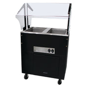 Advance Tabco BSW2-120-B-SB Portable Hot Food Buffet Table Electric Stainless Steel Top