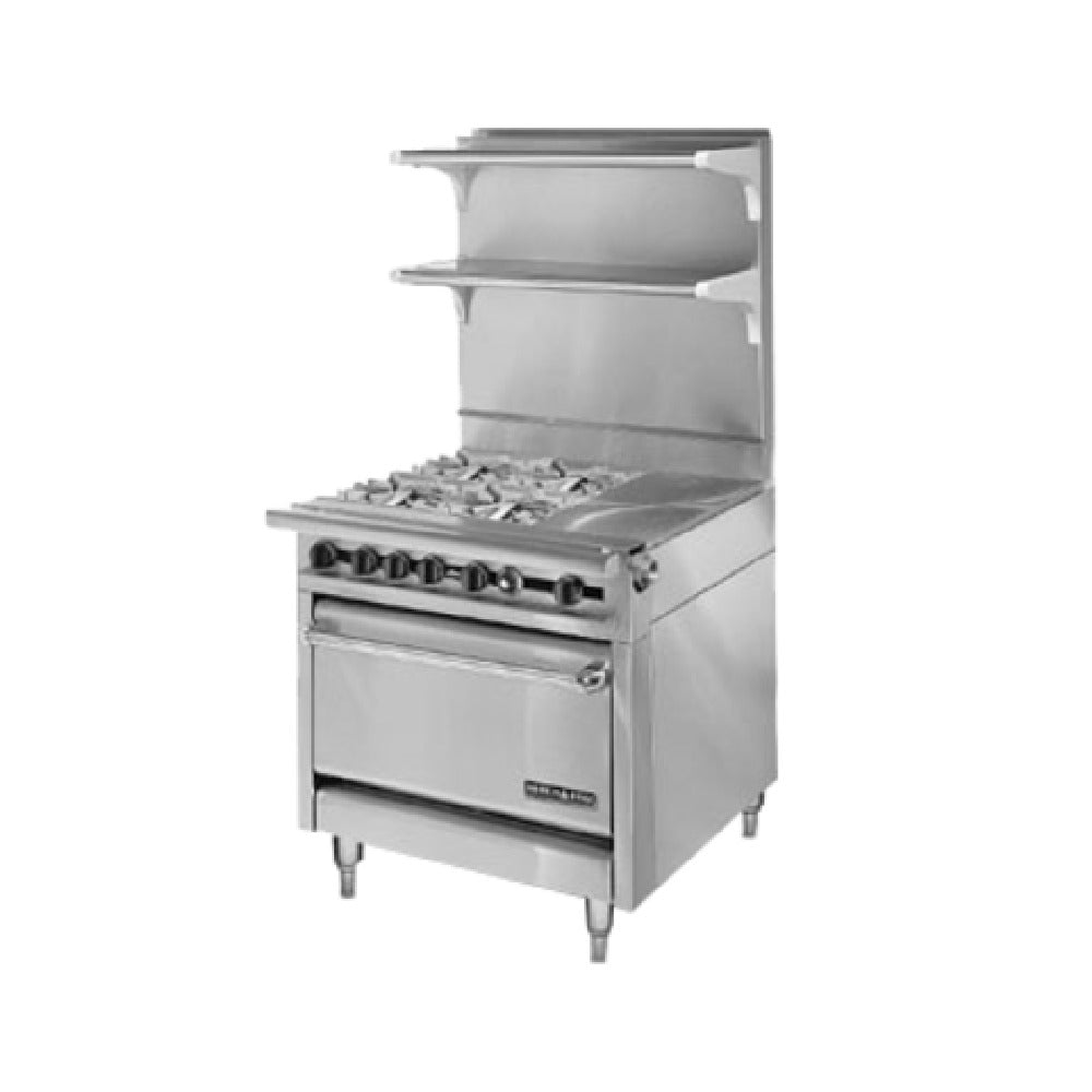 American Range HD34-1HT-4-1_NAT Medallion Professional Heavy Duty Range Gas 34"